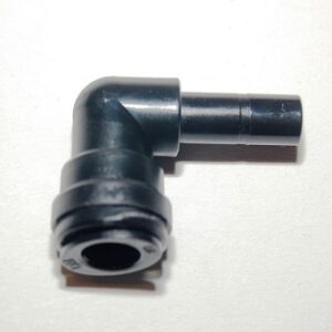 Insteek-knie 8mm slang x 8mm steelnippel DMfit