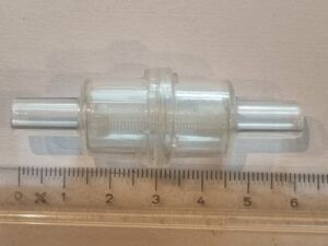 Waterfilter kunststof helder