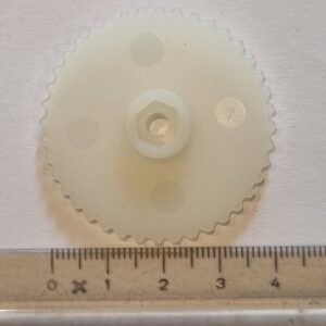 Kartelschijf v. Colibri wit