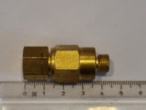 Terugslagklep voor vibratiepomp